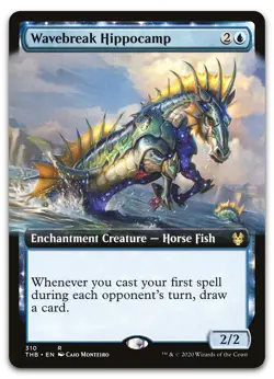Wavebreak Hippocamp (Extended Art) #310 (NM) Theros Beyond Death THB Magic MTG - Image 1