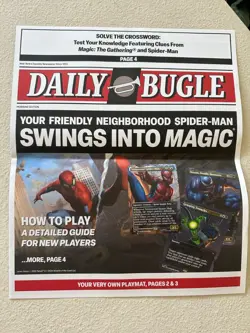 SDCC 2025 Exclusive - Daily Bugle Newspaper (MTG x Spiderman) - Image 1