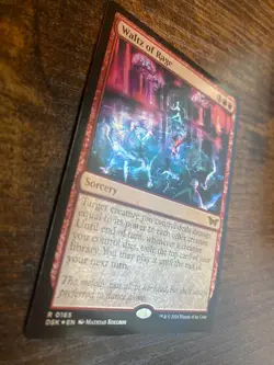 x1 Waltz of Rage DSK Duskmourn MTG 165 FOIL RARE M/NM Holo MTG Card - Image 3