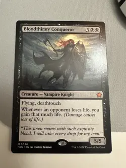 1 x Bloodthirsty Conqueror - Foundations - NM-Mint - MTG - Image 1