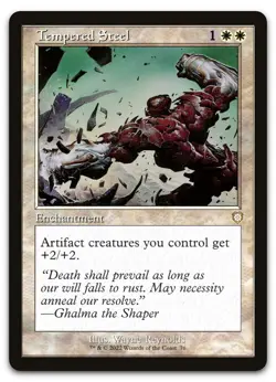 Tempered Steel (Retro Frame) #76 (NM) Brothers' War BRC Magic MTG - Image 1