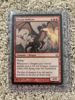 Utvara Hellkite - Return to Ravnica RTR -NM - MTG Magic The Gathering Dragon EDH - Image 1