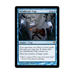 WOTC MtG Zendikar Mindbreak Trap (MR) EX - Image 1