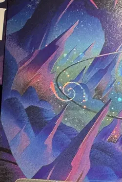 Gemstone Caverns 0151 *HD SWIRL* Borderless *GALAXY FOIL* Edge of Eternities MTG - Image 2