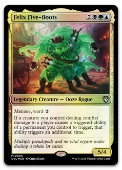 Felix Five-Boots #6 (Foil) (NM) Thunder Junction OTC Magic MTG - Image 1