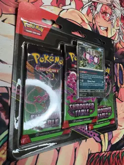 Pokemon Cards - S&V Shrouded Fable - PECHARUNT BLISTER PACK (3 Boosters & Promo) - Image 2