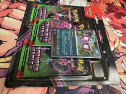 Pokemon Cards - S&V Shrouded Fable - PECHARUNT BLISTER PACK (3 Boosters & Promo) - Image 3