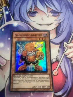 JUNK SYNCHRON GERMAN SUPER RARE AC11-DE001 LIGHT PLAY YUGIOH - Image 1