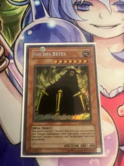 KING OF THE BEASTS FRENCH SECRET RARE RGBT-EN086 FR086 LIGHT PLAY YUGIOH - Image 1