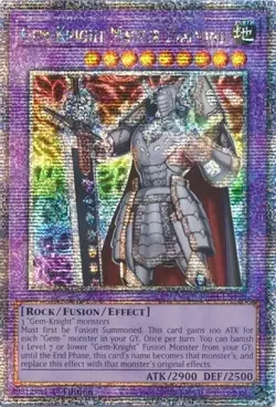 Yugioh RA04-EN178 Gem-Knight Master Diamond Quarter Century 1st Edition NM/M - Image 1