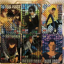 Yu Hakusho Carddass 5Th Volume Kira Card Full Comp, 6-Piece Set - Image 1