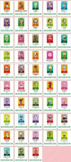 5Th Animal Crossing:Horizons Amiibo Card Full Complete Set - Image 2