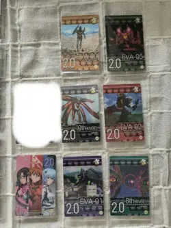 79 Cards, 7 Sp Evangelion Wafer Card - Image 4