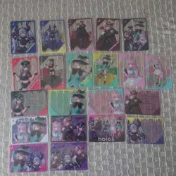 21 Types Of Full Comp Hololive Holox 7-Eleven Trading Card Clear - Image 1