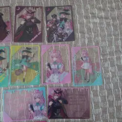 21 Types Of Full Comp Hololive Holox 7-Eleven Trading Card Clear - Image 3