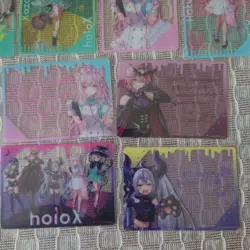 21 Types Of Full Comp Hololive Holox 7-Eleven Trading Card Clear - Image 5