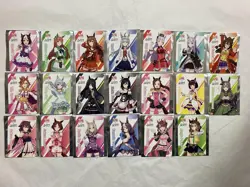 Full Comp Set Uma Musume Pretty Derby Shirai City Collaboration Trading Card - Image 1