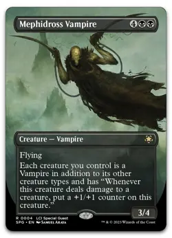 Mephidross Vampire (Borderless) #4 (NM) Special Guests SPG Magic MTG - Image 1