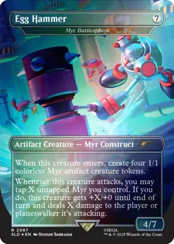 PSL MTG Secret Lair Card Sonic Turbo Gear English version Foil Edition - Image 4