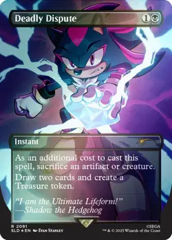 PSL MTG Secret Lair Card Sonic Chasing Adventure English version Foil Edition - Image 2