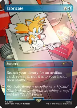PSL MTG Secret Lair Card Sonic Chasing Adventure English version Foil Edition - Image 3