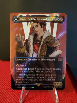 Emet-Selch, Unsundered Borderless Surge Foil - Mythic - Final Fantasy MTG - Image 1