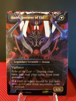 Emet-Selch, Unsundered Borderless Surge Foil - Mythic - Final Fantasy MTG - Image 2