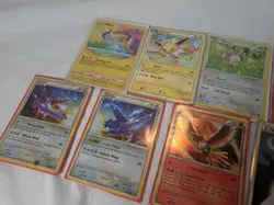Vintage Pokemon Card Collection Binder Lot Holos Promos 9 Cards, Sleeves HGSS - Image 3
