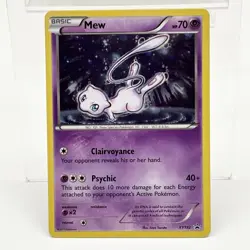 Mew XY192 Black Star Promo Pokemon Card Swirl Lightly Played LP - Image 1