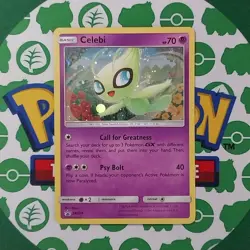 Celebi SM224 Black Star Promo Holo NM Pokemon TCG English Card - Image 1