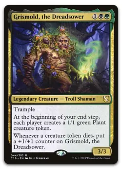 Grismold, the Dreadsower #44 (LP) Commander 2019 C19 Magic MTG - Image 1