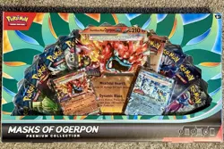 Pokemon TCG Masks of Ogerpon Premium Collection Box Sealed New - Image 1