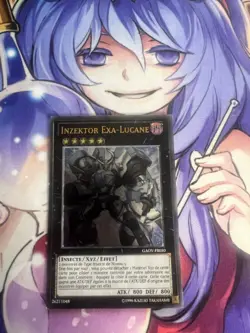 INZEKTOR EXA-STAG FRENCH ULTIMATE RARE GAOV-EN050 FR050 LIGHT PLAY YUGIOH - Image 1