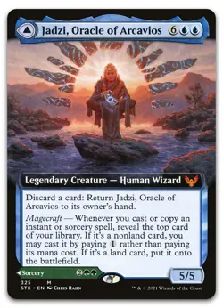 Jadzi, Oracle of Arcavios (Extended Art) #325 (NM) Strixhaven STX Magic MTG - Image 1