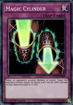 Magic Cylinder - Super Rare 1st Edition INCH-EN060 - LP - YuGiOh - Image 1