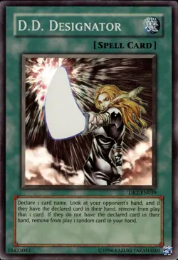 D.D. Designator - Super Rare DR2-EN039 - MP - YuGiOh - Image 1