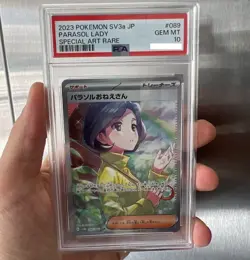 Pokemon Card Game Parasol Lady SAR[SV3a 089 062](Enhanced Expansion PSA10 - Image 1