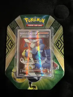Pokemon Trading Card Game Karen Supporter Holo Foil Card Tin Near Mint - Image 1