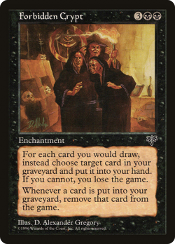 Forbidden Crypt (MP) Mirage MIR Magic MTG - Image 1