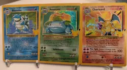 "Custom-Made"High Quality,Holo,3pcs 25th Anniversary Trio Set"Display-card" - Image 1