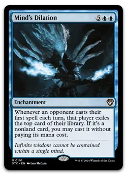 Mind's Dilation #101 (NM) Thunder Junction OTC Magic MTG - Image 1