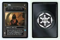 Wittin Star Wars Jabbas Palace Limited 1998 DS Rare CCG Card - Image 1