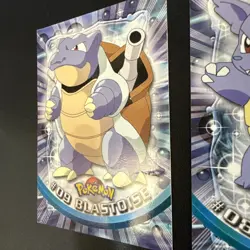 Topps Series 1 Blastoise 09 Near Mint -Pokemon Card- Blue Logo (6s2) - Image 2