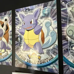 Topps Series 1 Blastoise 09 Near Mint -Pokemon Card- Blue Logo (6s2) - Image 3