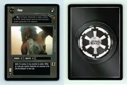 Fozec Star Wars Jabbas Palace Limited 1998 DS Rare CCG Card - Image 1