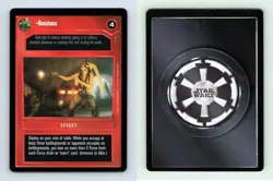 Resistance Star Wars Jabbas Palace Limited 1998 DS Uncommon CCG Card - Image 1