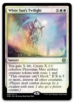White Sun's Twilight #38 (Foil) (NM) Phyrexia All Will Be One PPONE Magic MTG - Image 1