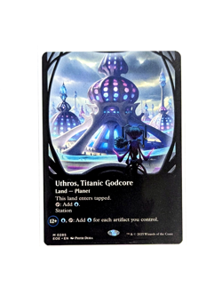 Uthros, Titanic Grove M 0285 Borderless REGULAR MTG Edge Of Eternities EOE NM/M - Image 1