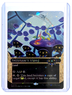 Thespian's Stage R 0134 Borderless Galaxy Foil MTG Edge Of Eternities EOS NM/M - Image 3