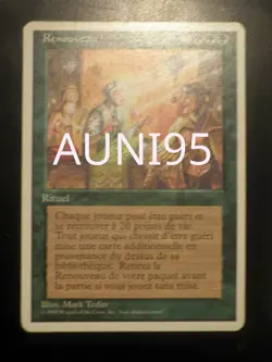 mtg magic rebirth 1995 4 th edition FRENCH vf fr renouveau - Image 1